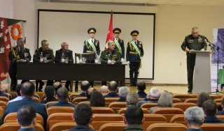 В Министерстве обороны Республики Абхазия прошло торжественное собрание, приуроченное к празднованию 78-й годовщины Победы в Великой Отечественной войне 1941-1945гг.