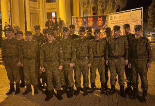 Курсанты Сухумского ВОКУ на Гала-концерте российско-абхазской дружбы