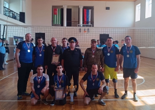 Команда от Министерства обороны заняла II-е место в открытом турнире по волейболу среди силовых структур и ведомств