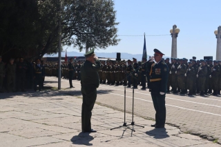 Генеральная репетиция военного парада, посвящённого  80-й годовщине Победы в Великой Отечественной войне 1941 – 1945 гг. прошла в Сухуме