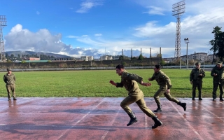 Первенство Министерства обороны по челночному бегу и подтягиванию на перекладине
