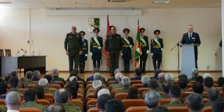 В Министерстве обороны Абхазии состоялась торжественная церемония передачи штандарта