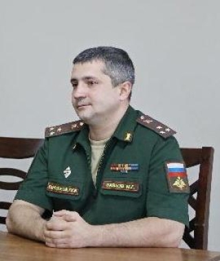 Министру обороны Республики Южная Осетия  полковнику М. Г. Павлову