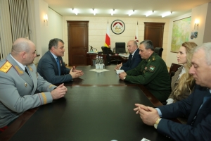 Встреча с делегацией Министерства обороны Республики Абхазия