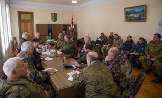 В Вооруженных Силах Республики Абхазия с 13 по 15 февраля 2024 года проходит совместная штабная тренировка (СШТ) с силами и средствами территориальной обороны