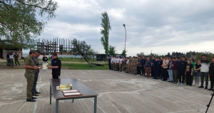 На базе 1-го отдельного мотострелкового батальона прошли районные соревнования по военно-патриотической игре «Аиааира»