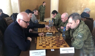 Военнослужащие Министерства обороны приняли участие в командном шахматном турнире, приуроченном ко Дню защитника Отечества