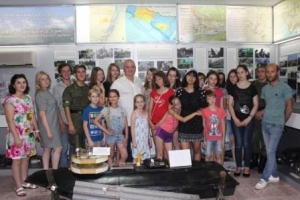 Юные патриоты посетили музей боевой славы Вооруженных сил Республики Абхазия